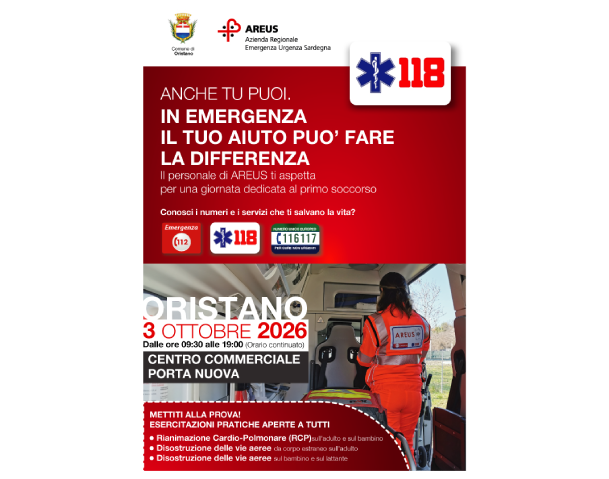 Primo soccorso – A Oristano una giornata per imparare a fare la differenza